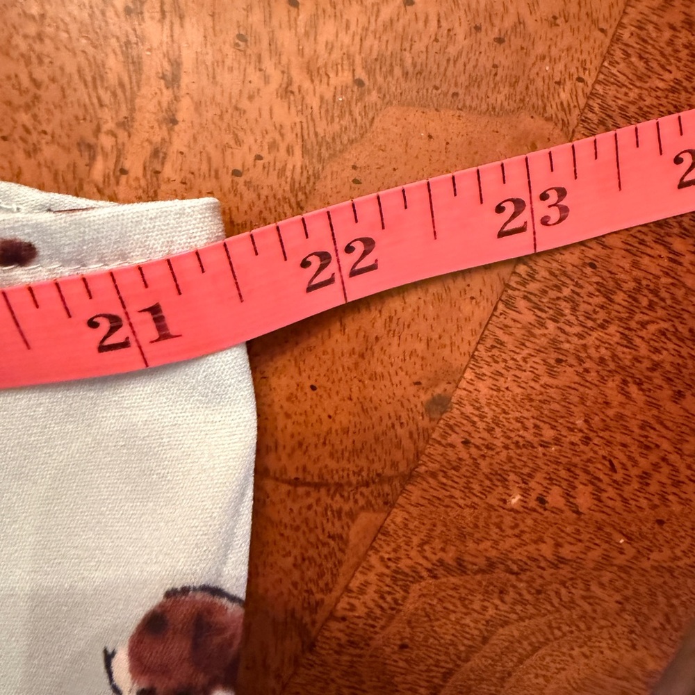 🐶 LaVieLente Sleeveless Dog Print Shirt Dress Light Blue Collared Mini Size XXL - Picture 15 of 15